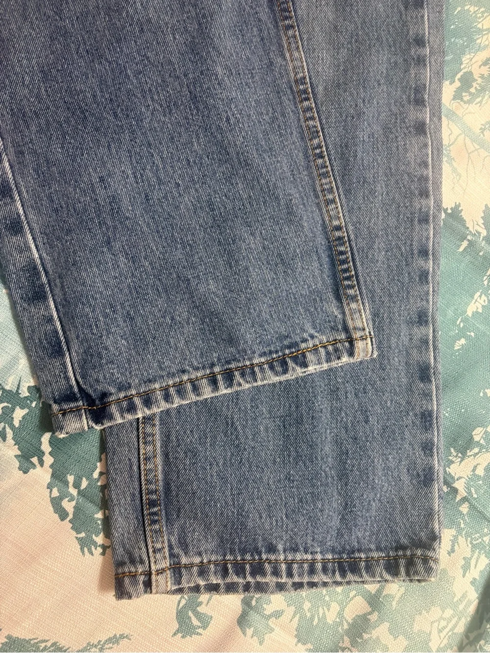 Mens Levi's 505 Blue Relaxed Fit Denim Jeans(40” x 30.5”)#USA #Rock #Country